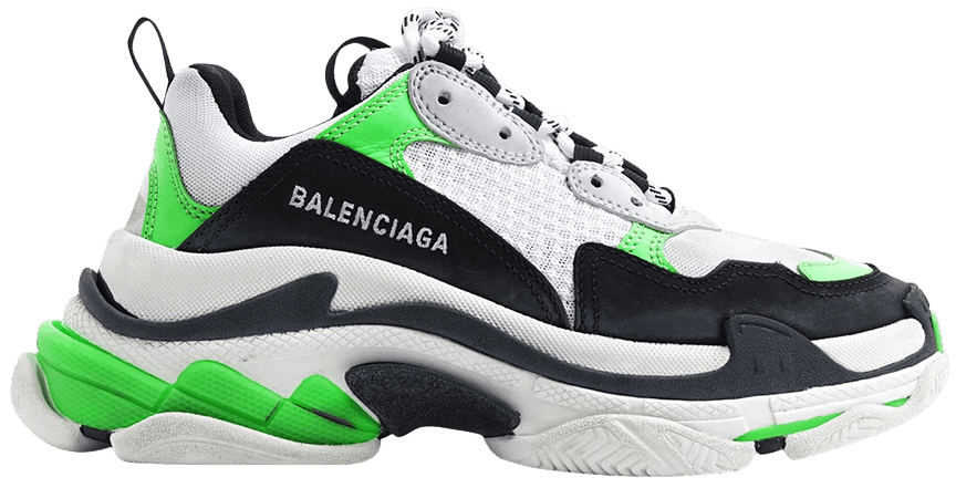 Giày Balenciaga Triple S Trainer Green Fluo 524039 W09O6 9063