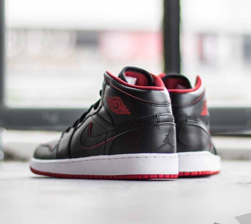 Giày Nike Air Jordan 1 Mid 'Lance Mountain Bred' 554725-028 - Ảnh 7
