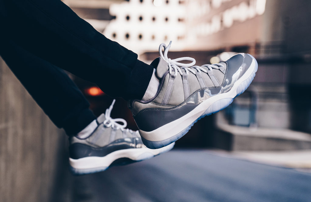 Giày Nike Air Jordan 11 Retro Low 'Cool Grey' 528895-003 - Ảnh 4