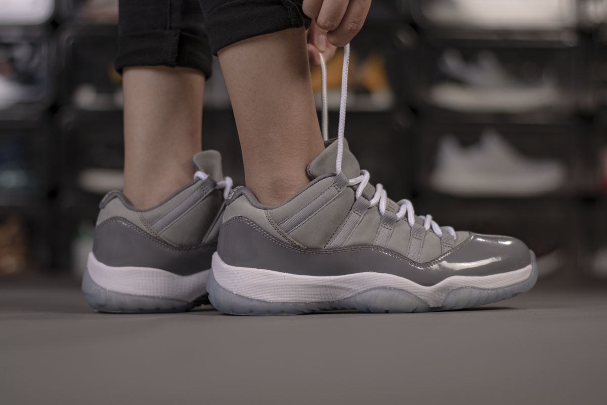 Giày Nike Air Jordan 11 Retro Low 'Cool Grey' 528895-003 - Ảnh 2