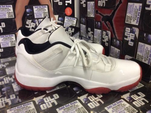 Giày Nike Air Jordan 11 Retro Low 'Cherry Bottom' 528895-101 - Ảnh 5