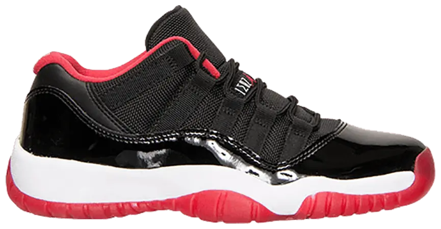 Giày Nike Air Jordan 11 Retro Low BG 'Bred' 528896-012