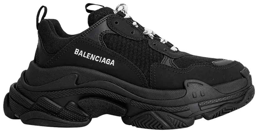 Giày Balenciaga Triple S Sneaker 'Black' 534162-W09OM-1000