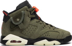 Giay Nike Air Jordan 6 Retro GS x Travis Scott 'Olive' CN1085-200