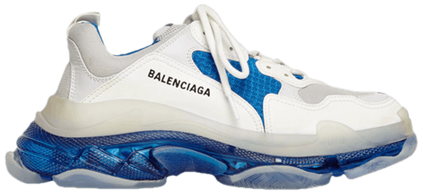 Giày Balenciaga Triple S Sneaker White Blue 541624-W09ON-9169