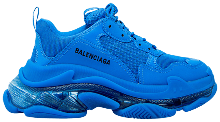 Giày Balenciaga Triple S Sneaker Clear Sole Deep Blue 541624-W2GA1-4210