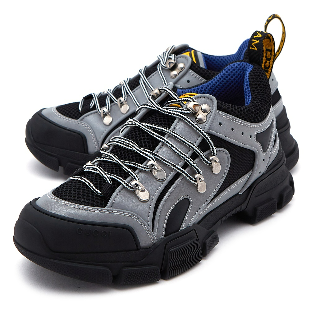 Alternative view of Giày Gucci Flashtrek 'Reflective Grey' 543162-9Y030-8168