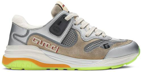 Giày Gucci Wmns Ultrapace 'Silver Metallic' 592882-HQK20-8166