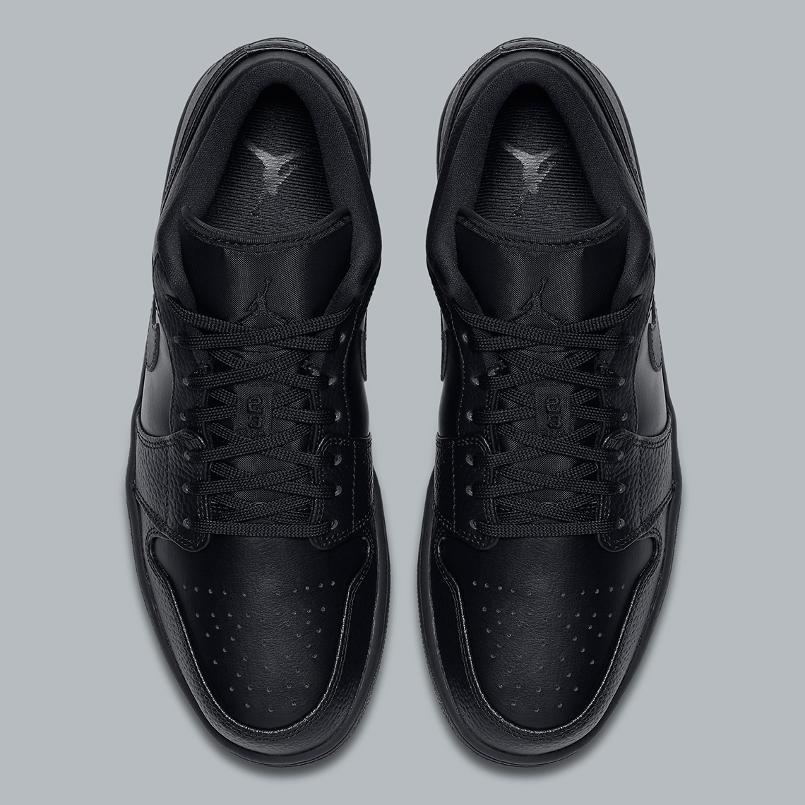 Giày Nike Air Jordan 1 Low 'Triple Black' 553558-091 - Ảnh 6