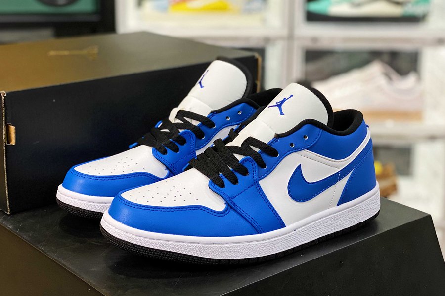 Giày Nike Air Jordan 1 Low GS 'Game Royal' 553560-124 - Ảnh 6