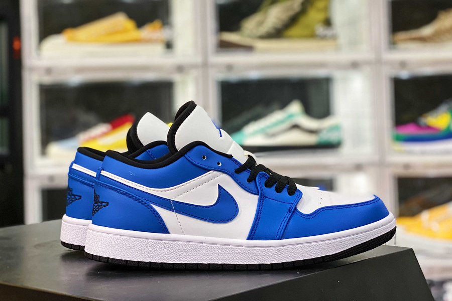 Giày Nike Air Jordan 1 Low GS 'Game Royal' 553560-124 - Ảnh 5