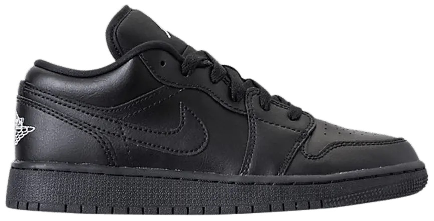 Giày Nike Air Jordan 1 Low GS 'Black' 553560-006