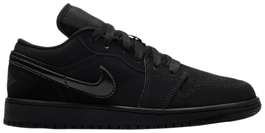 Giày Nike Air Jordan 1 Low GS 'Triple Black' 553560-056