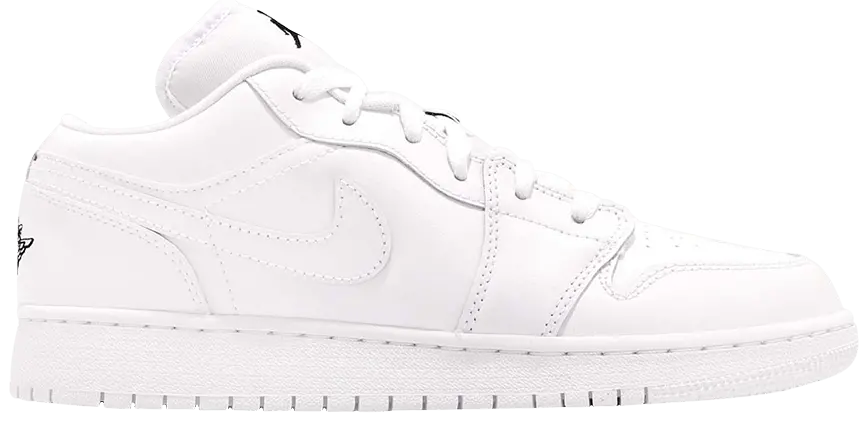 Giày Nike Air Jordan 1 Low GS 'Triple White' 553560-110