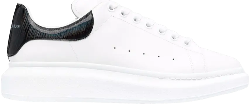 Giày Alexander McQueen Oversized Sneaker 'White Black Iridescent'