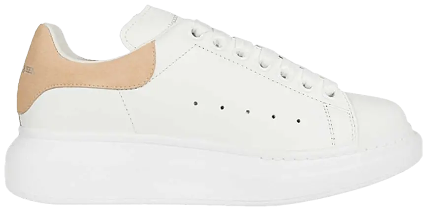 Giày Alexander McQueen Wmns Oversized Sneaker 'White Beige' 553770-WHGP7-9254