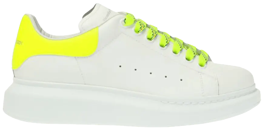 Giày Alexander McQueen Oversized Sneaker 'White Fluo Yellow'