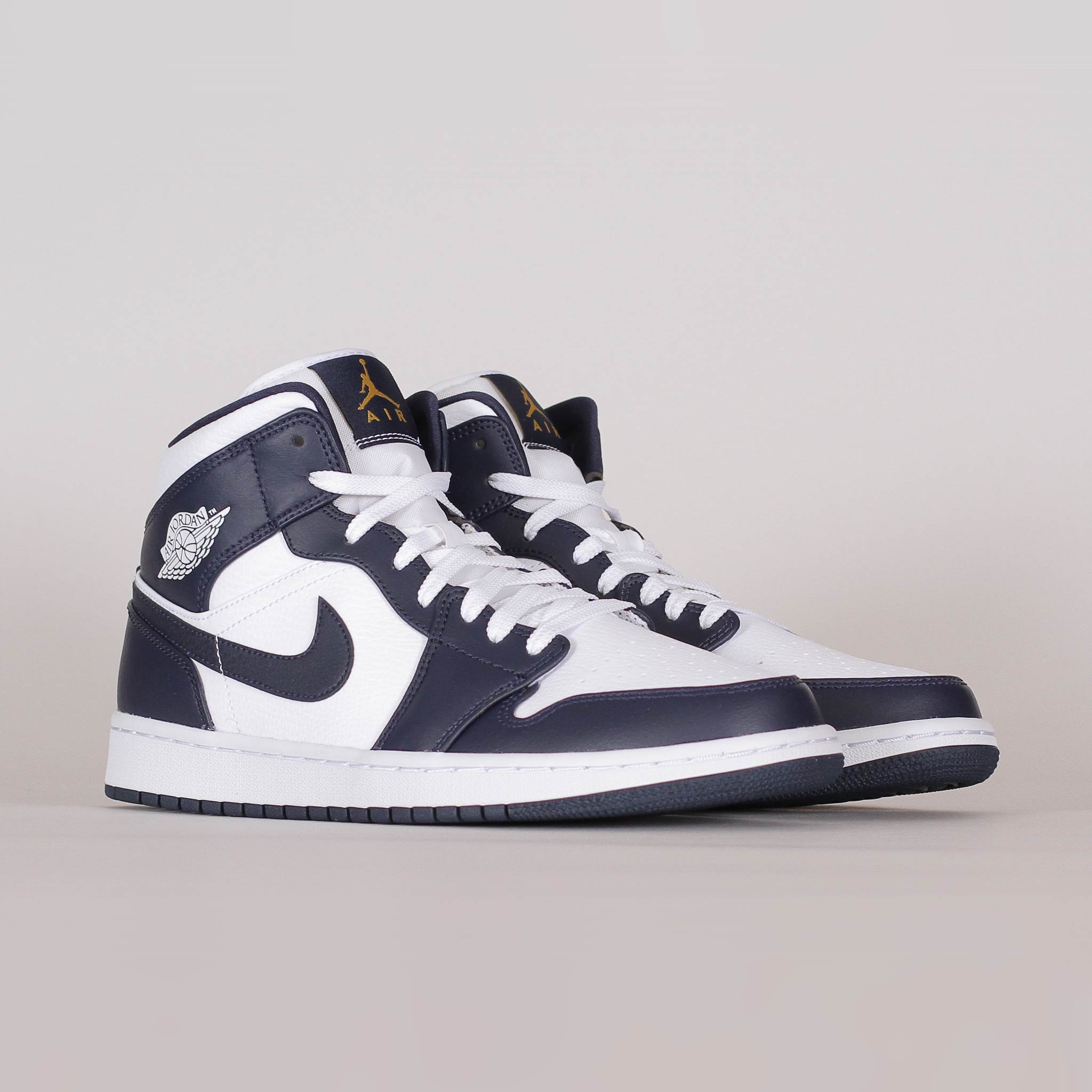 Giày Nike Air Jordan 1 Mid 'Obsidian' 554724-174 - Ảnh 5