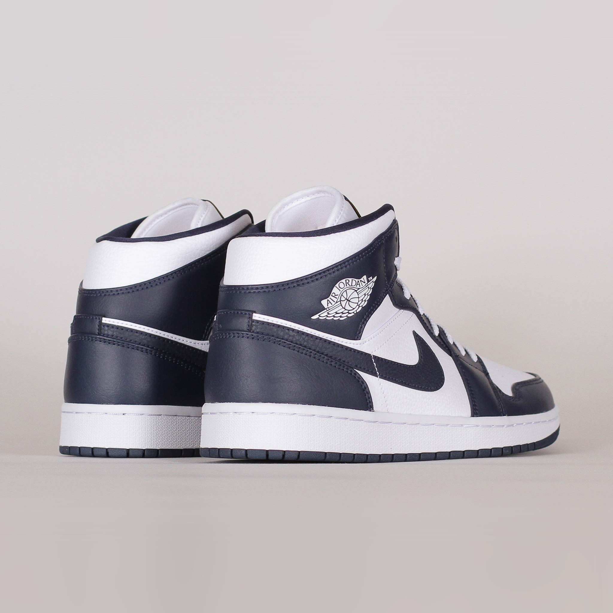 Giày Nike Air Jordan 1 Mid 'Obsidian' 554724-174 - Ảnh 6