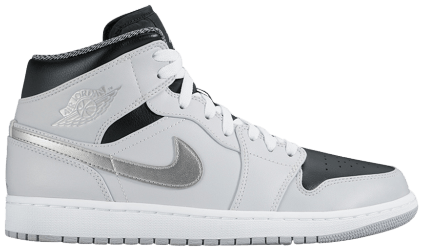 Giày Nike Air Jordan 1 Mid 'Wolf Grey Pure Platinum' 554724-032