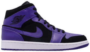 Giày Nike Air Jordan 1 Mid Black 'Dark Concord' 554724-051