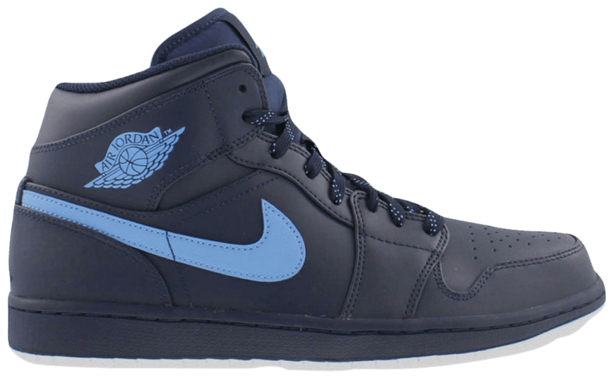 Giày Nike Air Jordan 1 Mid 'Obsidian University' 554724-405
