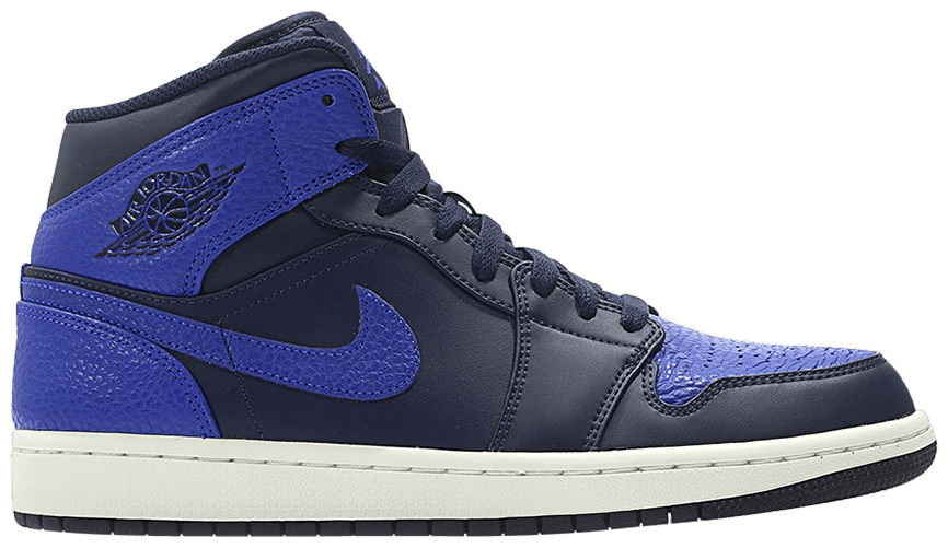 Giày Nike Air Jordan 1 Mid 'Obsidian Game Royal' 554724-412