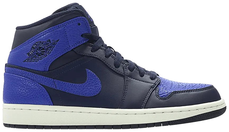 Giày Nike Air Jordan 1 Mid 'Obsidian Game Royal' 554724-412