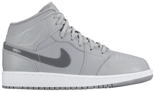 Giày Nike Air Jordan 1 Mid BG 'Wolf Grey' 554725-033
