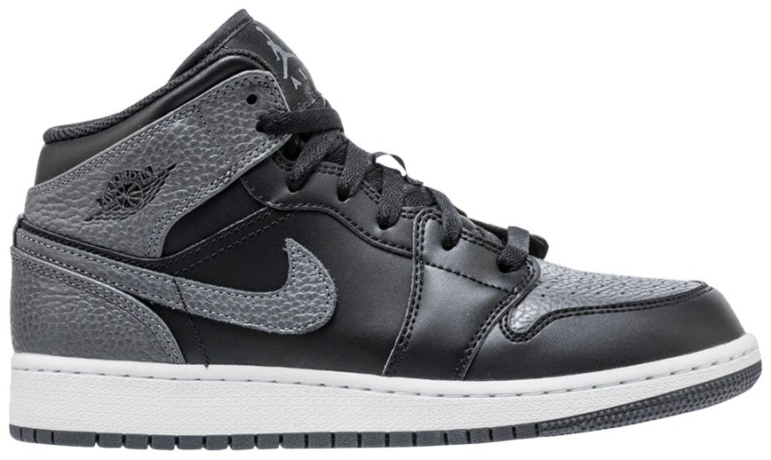 Giày Nike Air Jordan 1 Mid 'Tumbled Leather Grey' 554725-041