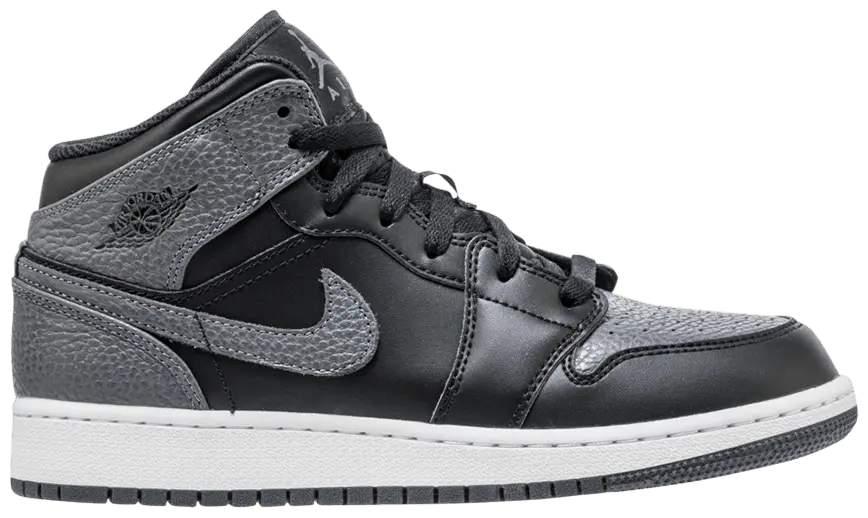 Giày Nike Air Jordan 1 Mid 'Tumbled Leather Grey' 554725-041