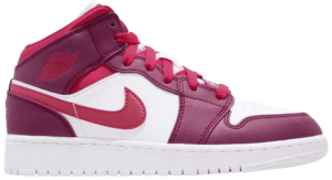 Giày Nike Air Jordan 1 Mid GS 'Rush Pink' 555112-661