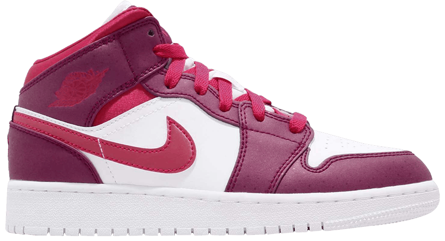 Giày Nike Air Jordan 1 Mid GS 'Rush Pink' 555112-661