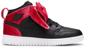 Giày Nike Air Jordan 1 Mid Bow XLD GS 'Noble Red' CK5678-006