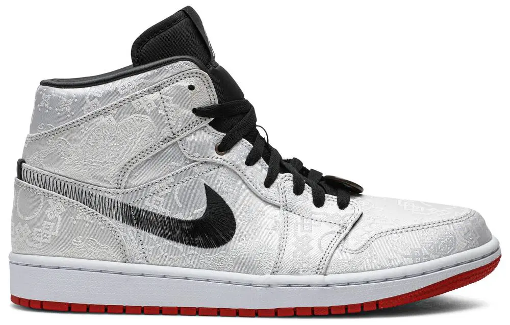 Giày Nike Clot x Air Jordan 1 Mid 'Fearless' CU2804-100