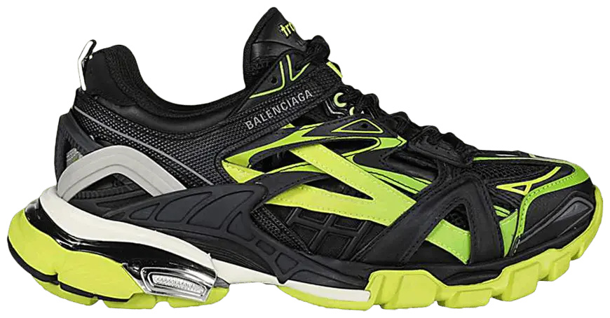 Giày Balenciaga Track.2 Trainer Black Yellow Green 568614-W2GN3-1073