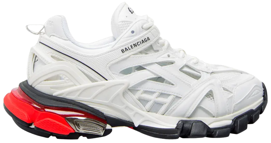 Giày Balenciaga Track.2 Trainer White Red 568614-W2GN3-9610