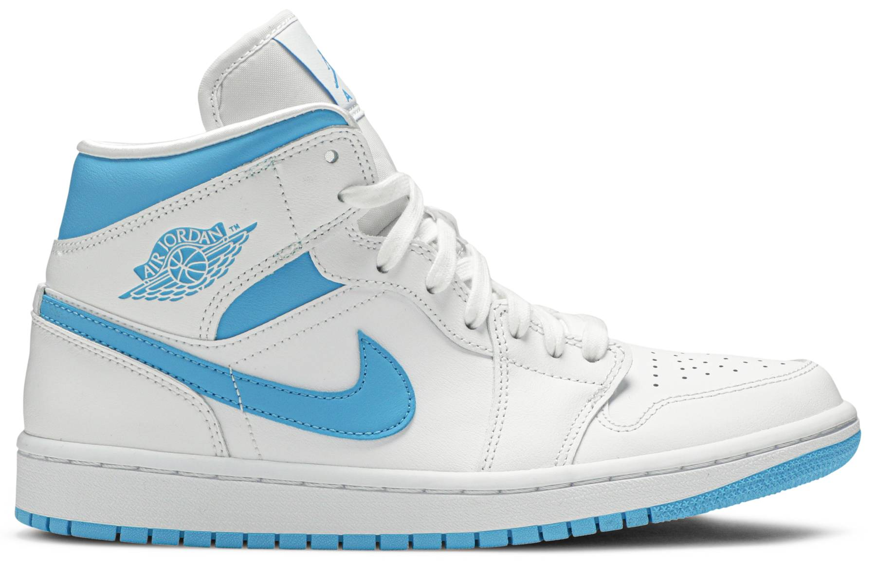 Giày Nike Air Jordan 1 Mid 'UNC' BQ6472-114