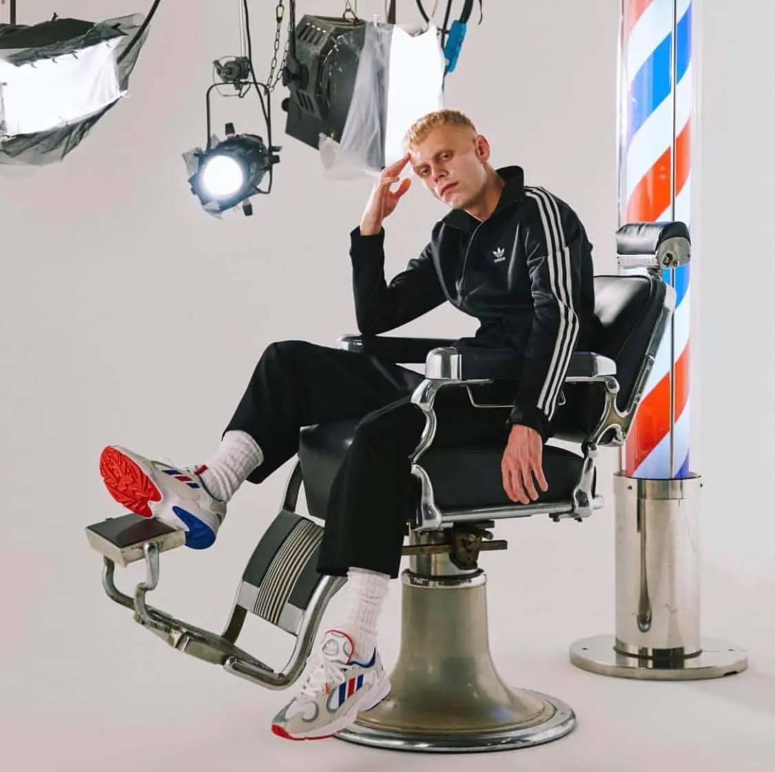 Alternative view of Giày Adidas Atmos x Yung 1 'Barber Shop' EF2674