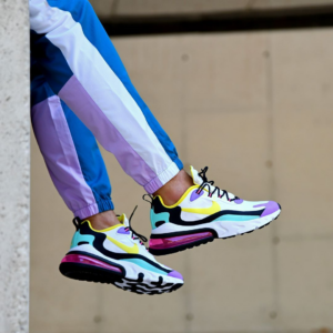 Alternative view of Giày Nike Air Max 270 React 'Bright Violet' AQ4971-101