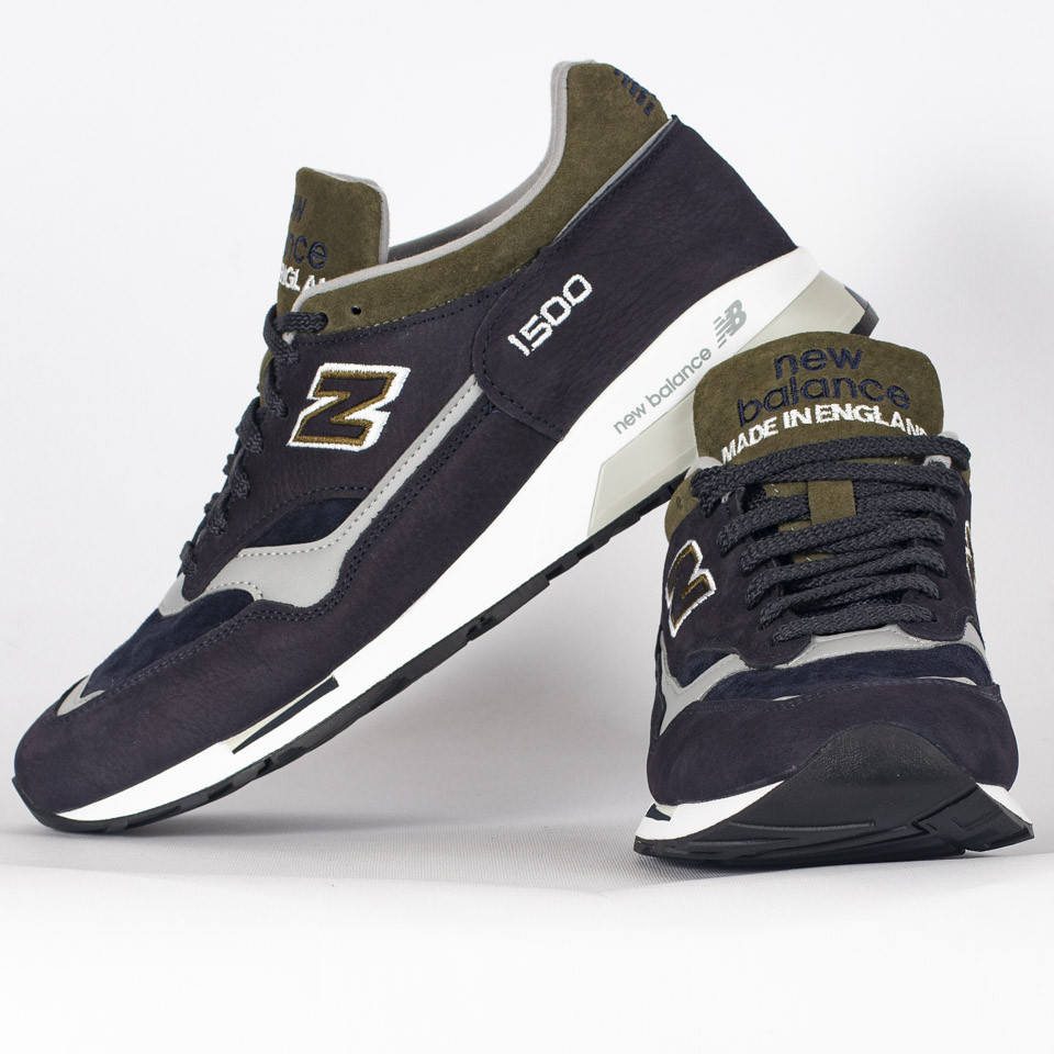 Giày New Balance 1500 Made In England 'Navy Green' M1500NAG - Ảnh 2