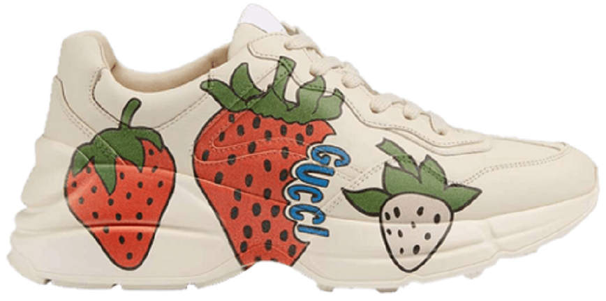 Giày Gucci Wmns Rhyton 'Gucci Strawberry' 576963-DRW00-9522