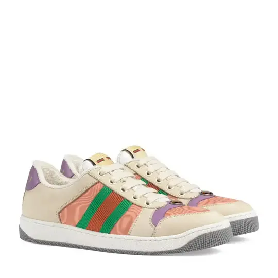 Giày Gucci Wmns Screener 'Pink Green Orange' 577684-9W880-2596 - Ảnh 4