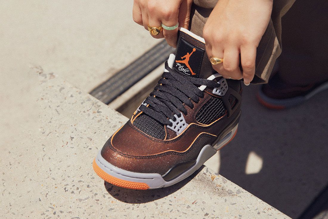 Giày Nike Wmns Air Jordan 4 Retro 'Starfish' CW7183-100 - Ảnh 8