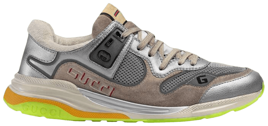 Giày Gucci Ultrapace Silver Metallic 587242-HQK20-8166