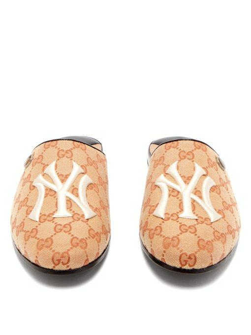 Dép Gucci Beige Ruggnie 535653-KQW00-8366 - Ảnh 2