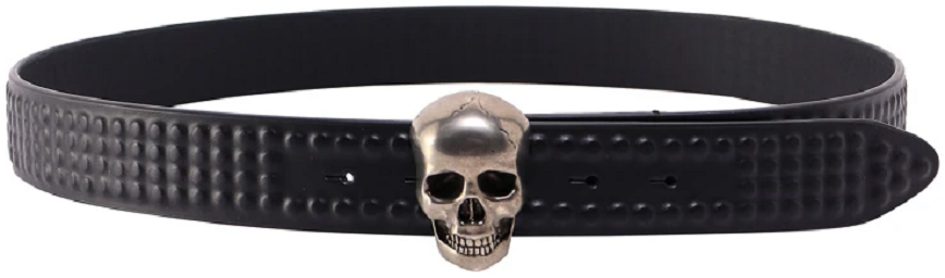 Thắt Lưng Alexander McQUEEN 3d Skull 'Black' 6831301AAFA1000