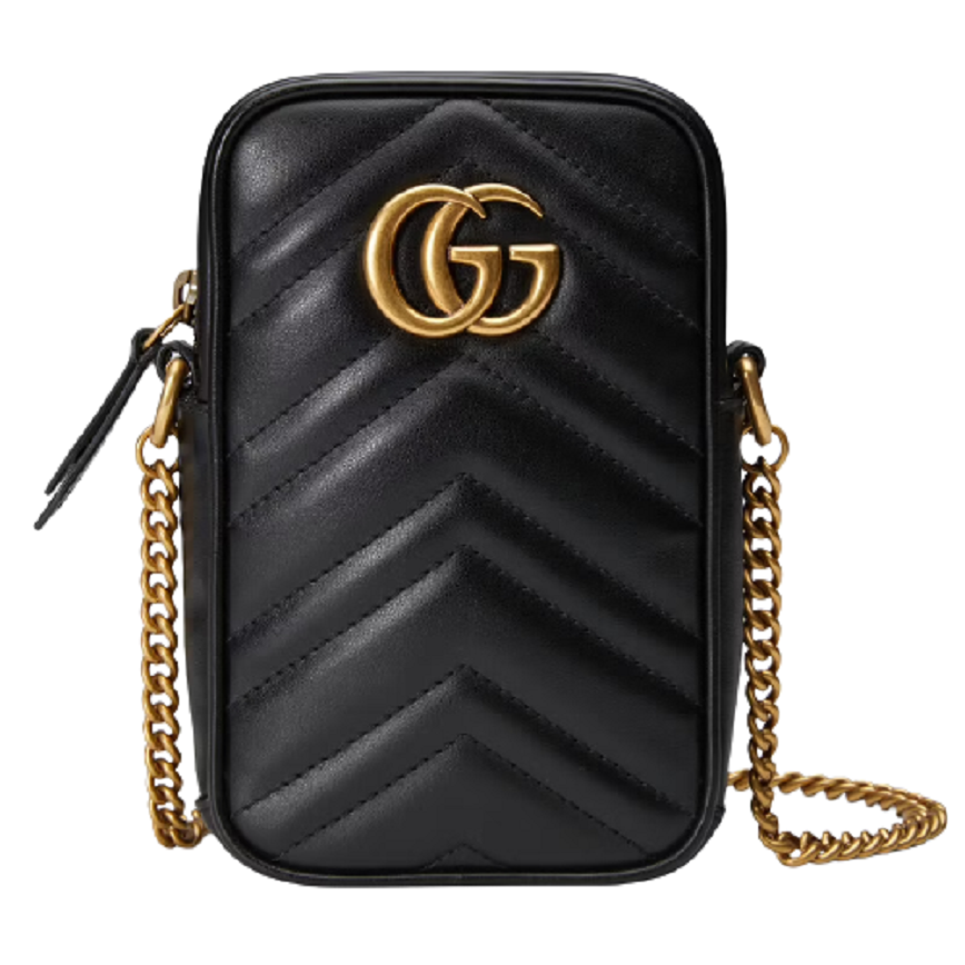 Túi Gucci GG Marmont Mini Black Leather 598597-DTDCT-1000