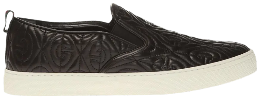 Giày Gucci G Rhombus Slip-On 'Black Quilted' 598868-0R0B0-1075