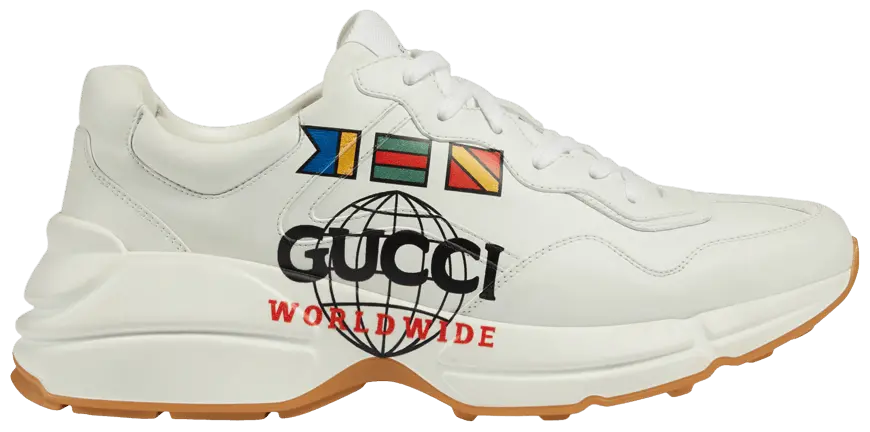 Giày Gucci Rhyton Worldwide White 599146-DRW00-9014